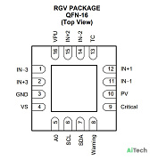 Микросхема INA3221AIRGVR bulk