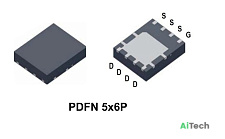 Микросхема PK501BA P-Channel MOSFET 30V 43A PDFN5x6P