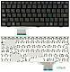 Клавиатура для Asus Eee PC 700 701 900 901 Черная p/n: V072462AS1, V072462AS2, V072462BS1 - фото