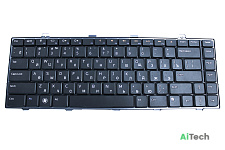 Клавиатура для ноутбука Dell 1450 1457 1458 Черная p/n: V100825JS1, 0MH8M3, MH8M3, AEGM6700110