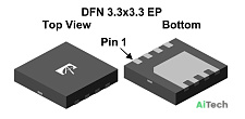 Микросхема AON7405 P-Channel MOSFET 30V 50A DFN3.3X3.3 bulk