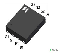 Микросхема EMB09A03HP N-Channel MOSFET 30V 15A EDFN5X6