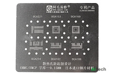 Трафарет EMMС BGA153 BGA162 BGA169 BGA178 BGA221 BGA254 BGA200 BGA110 BGA60 BGA70 BGA297 BGA315