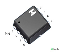 Микросхема EMB04N03V N-Channel MOSFET 30V 32A EDFN3X3