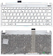 Клавиатура для Asus Eee PC 1015 1011 c рамкой Белая p/n: EJ1, AEEJ1700210, V103646GS1 RU - фото