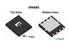 Микросхема AON6780 N-Channel MOSFET 30V 85A DFN5x6