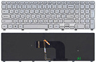 Клавиатура для ноутбука Dell 17-7000 Серебро без подсветки p/n: MP-13B53USJ442, 9Z.NAVBW.01D