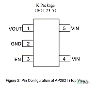 Микросхема AP2821KTR-G1
