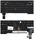 Клавиатура для ноутбука Lenovo ThinkPad T14s Gen 2 черная с подсветкой p/n: PK131VP1B06 SN21A22129 - фото