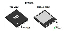 Микросхема AON6366E N-Channel MOSFET 30V 34A