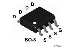 Микросхема FDS4435BZ P-Channel MOSFET 30V 8.8A SO-8