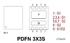 Микросхема PE618DT N-Channel MOSFET 30V 23A/39A PDFN3X3S