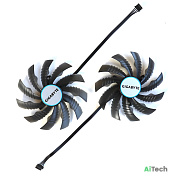 Вентилятор для видеокарты Gigabyte RTX3060 3060Ti Eagle / 4Pin мама / ⌀ 95мм / S 40мм / T129215SH