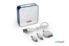 Внешний аккумулятор TopON TOP-QUAD/B 7800mAh (29Wh) 2 USB. Синий