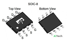 Микросхема AO4430 N-Channel MOSFET 30V 18A SO-8