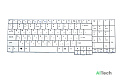 Клавиатура для Acer 9300 9400 7000 5735 6930G Белая p/n: NSK-AFC2R, NSK-AFE0R, NSK-AFF0R - фото