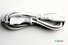 Провод питания 220V 2pin 1,6m для ноутбука Белый
