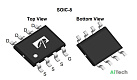 Микросхема AO4423 P-Channel MOSFET 30V 17A SO-8
