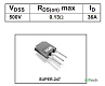 IRFPS37N50A N-Channel MOSFET 500V 36A SUPER247 - фото