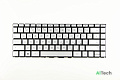 Клавиатура для HP 14-CE 14-CK 14-CM Серебро p/n: L47781-001, 490.0GG07.AS01, T19032200581 - фото