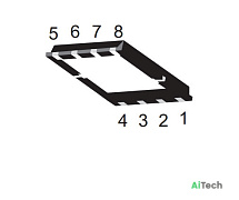 Микросхема RJK03B7DPA N-Channel MOSFET 30V 30A WPAK