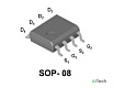 Микросхема P2806HV N-Channel MOSFET 60V 6A SOP8 - фото