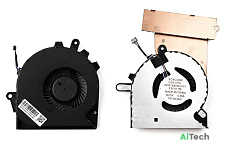 Вентилятор/Кулер для ноутбука HP 15-ce 17-an CPU+GPU OEM p/n: NFB76A05H-001, NFB74A05H-001