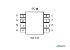 Микросхема SiR466DP N-Channel MOSFET 30V 28A SO-8