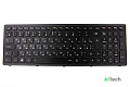 Клавиатура для ноутбука Lenovo G500S c подсветкой черна рамка p/n: T6E1, 25211080, 25211050 - фото