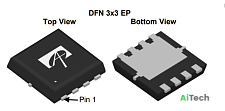 Микросхема AON7516 N-Channel MOSFET 30V 30A DFN3x3EP bulk