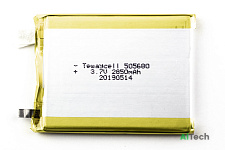 Аккумулятор универсальный 505680 3.7V 2850mAh Li-Pol 5*56*72 mm