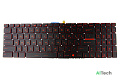 Клавиатура для MSI GF65 GF75 с подсветкой Red p/n: NSK-FB1LN - фото