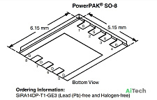 Микросхема SiRA14BDP-T1-GE3 N-Channel MOSFET 30V 64A SO8 bulk