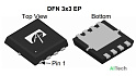 Микросхема AON7430 N-Channel MOSFET 30V 34A DFN3x3EP - фото