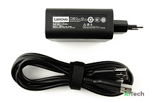 Блок питания для ноутбука Lenovo 20V 3.25A (5V 2A) (USB) 65W