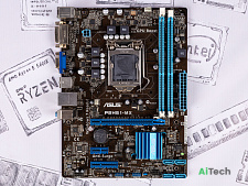 Материнская плата Asus P8H61-MX / H61 / 2xDDR3 / DVI, VGA / 1155 / mATX / б\у