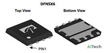 Микросхема AON6908A N-Channel MOSFET 30V DFN5X6B
