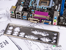 Материнская плата MSI B75MA-P33 / B75 / 2xDDR3 / DVI, VGA / 1155 / mATX /  б/у