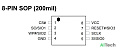 Микросхема MX25L12835FZNI-10G - фото
