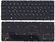 Клавиатура для ноутбука Dell XPS 12, 13 Черная с подсветкой p/n: MP-11C73SUJ698W, PK130S71B05