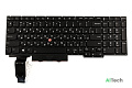 Клавиатура для ноутбука Lenovo Thinkpad E15 черная с подсветкой p/n: SN20U64129-01 - фото