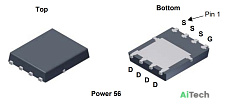 Микросхема FDMS0308AS N-Channel  MOSFET 30V 49A