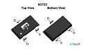 Микросхема AO3419L P-Channel MOSFET 20V 3.5A SOT23 - фото