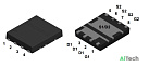 Микросхема MDU5593SVRH Dual N-Channel MOSFET 30V 34A/40A POWERDFN56
