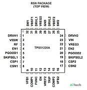 Микросхема TPS51220ARSNR 5*5mm
