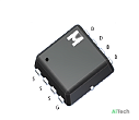 Микросхема B20N03 EMB20N03V QFN-8 N-Channel MOSFET 30V 10.2A EDFN3x3 bulk