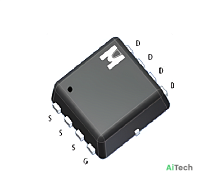Микросхема B20N03 EMB20N03V QFN-8 N-Channel MOSFET 30V 10.2A EDFN3x3 bulk