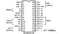 Микросхема TDA7313 DIP28 - фото