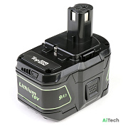 Аккумулятор для Ryobi 18V 9.0Ah (Li-Ion) p/n: RB18L90