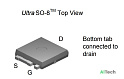 Микросхема AOL1414 N-Channel MOSFET 30V 80A ULTRA-SO8 - фото